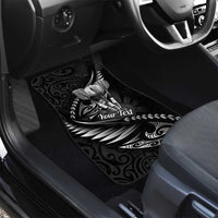 Personalised All Black New Zealand Darts Car Mats Aoteroa Fern Maori Galaxy Style LT14 - Polynesian Pride