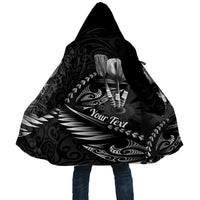 Personalised All Black New Zealand Darts Cloak Aoteroa Fern Maori Galaxy Style - Polynesian Pride