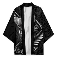 Personalised All Black New Zealand Darts Kimono Aoteroa Fern Maori Galaxy Style - Polynesian Pride