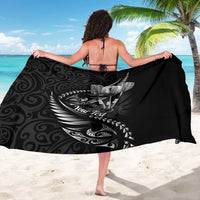Personalised All Black New Zealand Darts Sarong Aoteroa Fern Maori Galaxy Style