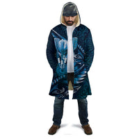 Personalised All Blue New Zealand Darts Cloak Aoteroa Fern Maori Galaxy Style - Polynesian Pride