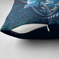 Personalised All Blue New Zealand Darts Pillow Cover Aoteroa Fern Maori Galaxy Style LT14 - Polynesian Pride
