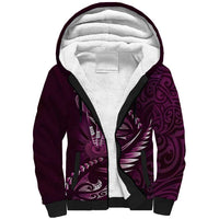 Personalised All Pink New Zealand Darts Sherpa Hoodie Aoteroa Fern Maori Galaxy Style