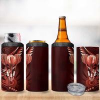All Red New Zealand Darts 4 in 1 Can Cooler Tumbler Aoteroa Fern Maori Galaxy Style