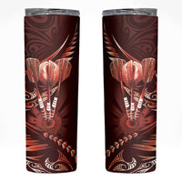 All Red New Zealand Darts Skinny Tumbler Aoteroa Fern Maori Galaxy Style