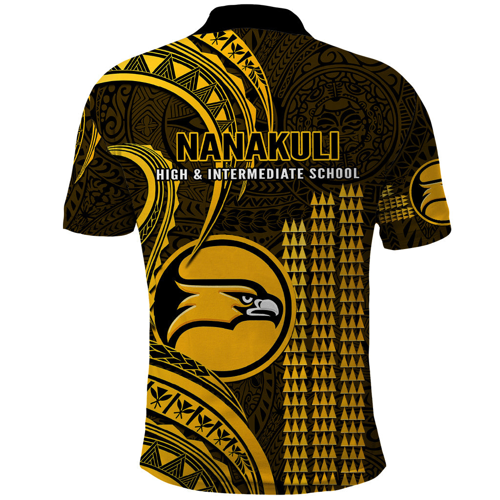 Hawaii Nanakuli High and Intermediate School Polo Shirt Polynesian Kakau Pattern LT14 - Polynesian Pride