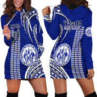 Hawaii Waiakea High School Hoodie Dress Polynesian Kakau Pattern LT14 - Polynesian Pride