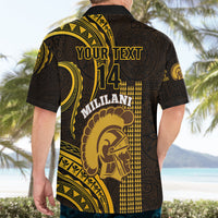 Personalised Hawaii Mililani High School Hawaiian Shirt Polynesian Kakau Pattern LT14 - Polynesian Pride