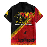 Papua New Guinea Family Matching Tank Maxi Dress and Hawaiian Shirt Independen Stet bilong Papua Niugini Unique Version LT14 - Polynesian Pride