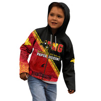 Papua New Guinea Kid Hoodie Independen Stet bilong Papua Niugini Unique Version LT14 - Polynesian Pride
