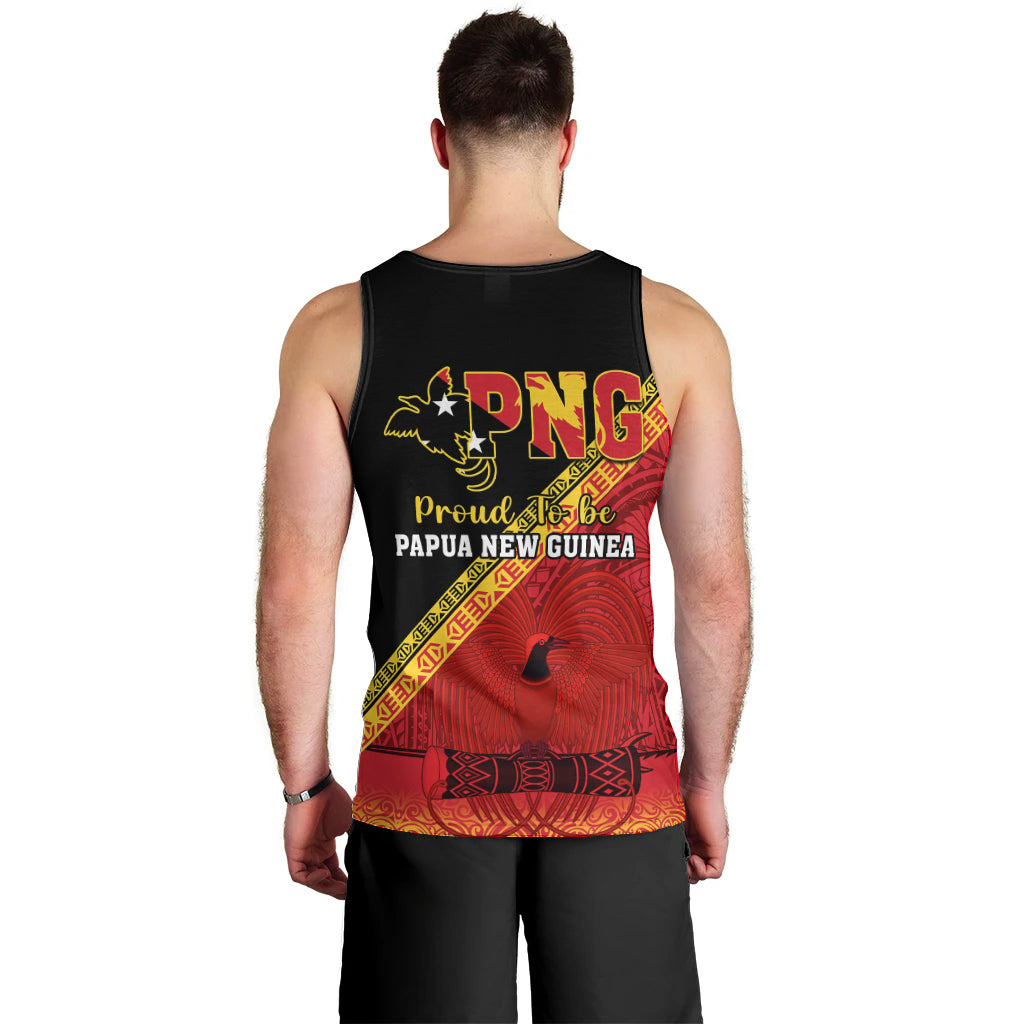 Papua New Guinea Men Tank Top Independen Stet bilong Papua Niugini Unique Version LT14 - Polynesian Pride