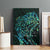 New Zealand Eel Canvas Wall Art Tuna Aotearoa Maori With Paua Shell - Turquoise