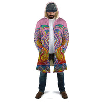Rainbow Ngaru Taniko With Aotearoa Maori Tattoo Cloak