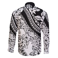 polynesia-family-matching-summer-maxi-dress-and-hawaiian-shirt-polynesian-tropical-flowers-black-pastel-vibes