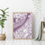 Polynesia Canvas Wall Art Polynesian Tropical Flowers Purple Pastel Vibes LT14 - Polynesian Pride