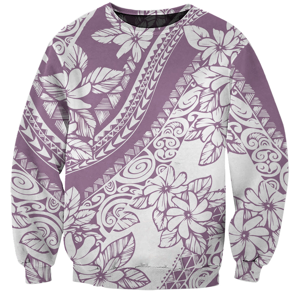 polynesia-sweatshirt-polynesian-tropical-flowers-purple-pastel-vibes