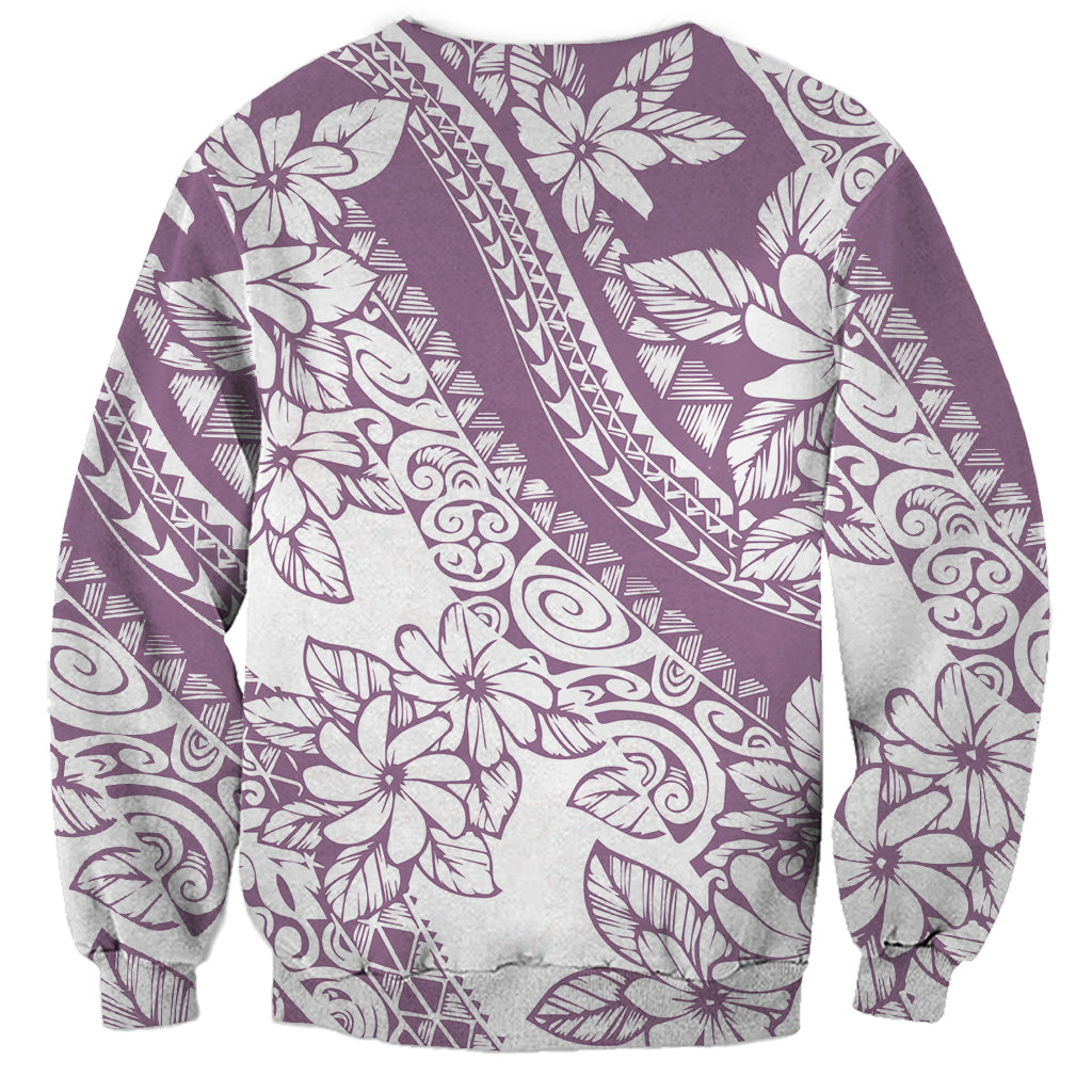 polynesia-sweatshirt-polynesian-tropical-flowers-purple-pastel-vibes