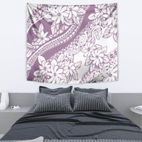 Polynesia Tapestry Polynesian Tropical Flowers Purple Pastel Vibes LT14 - Polynesian Pride