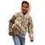 Beige Bula Fiji Kid Hoodie Fijian Language Week Tapa Cloth - Pastel