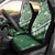 Green Bula Fiji Car Seat Cover Fijian Language Week Tapa Cloth - Pastel