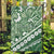 Green Bula Fiji Garden Flag Fijian Language Week Tapa Cloth - Pastel