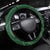 Green Bula Fiji Steering Wheel Cover Fijian Language Week Tapa Cloth - Pastel