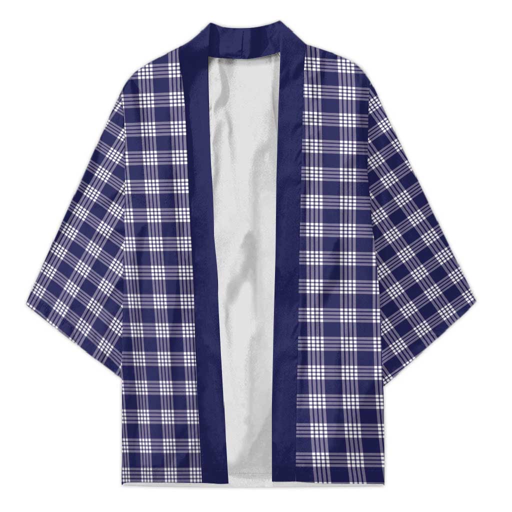 Navy Blue Japanese Palaka Pride Kimono LT14 Unisex Navy Blue - Polynesian Pride