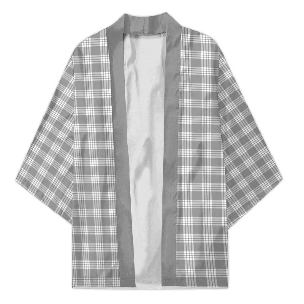 Gray Japanese Palaka Pride Kimono LT14 Unisex Gray - Polynesian Pride