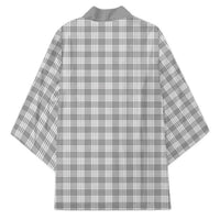 Gray Japanese Palaka Pride Kimono LT14 - Polynesian Pride