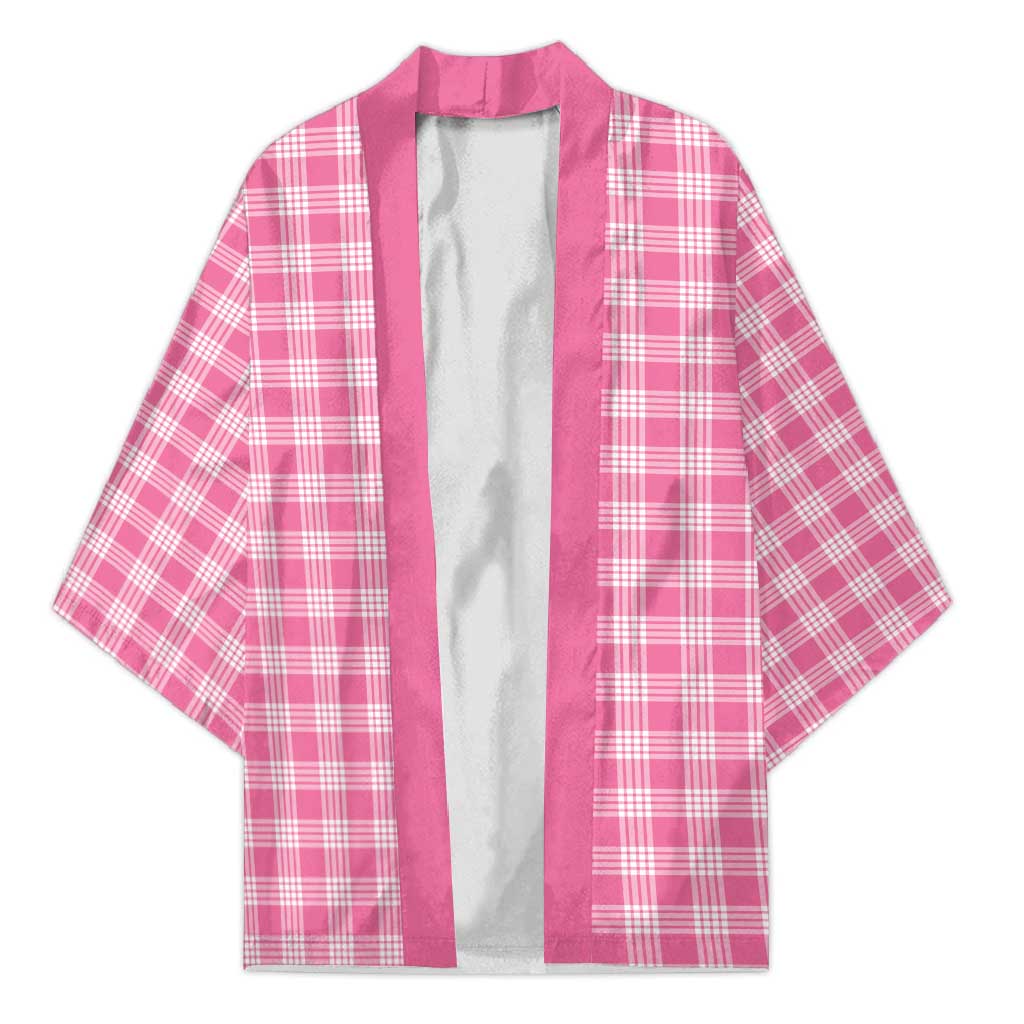 Pink Japanese Palaka Pride Kimono - Polynesian Pride
