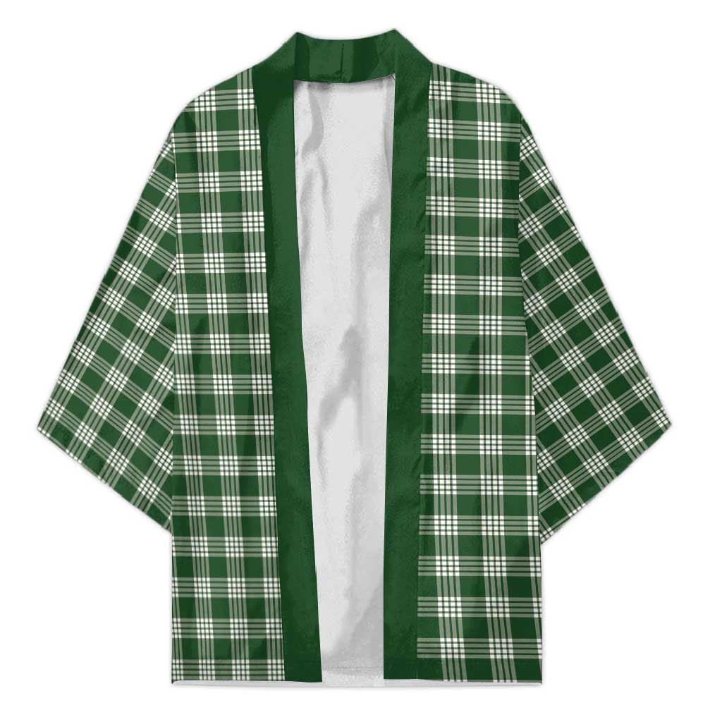 Hunter Green Japanese Palaka Pride Kimono - Polynesian Pride