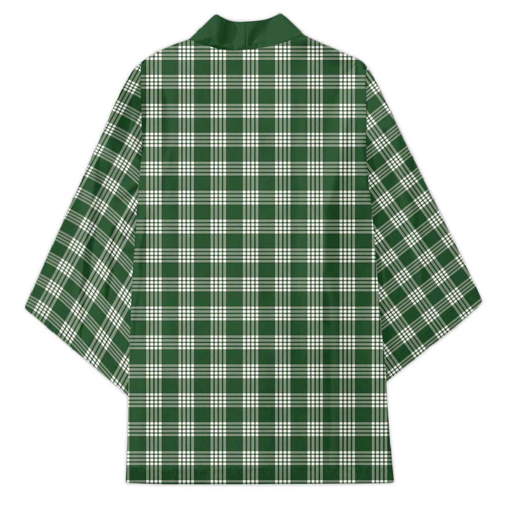 Hunter Green Japanese Palaka Pride Kimono LT14 - Polynesian Pride
