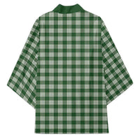 Hunter Green Japanese Palaka Pride Kimono LT14 - Polynesian Pride
