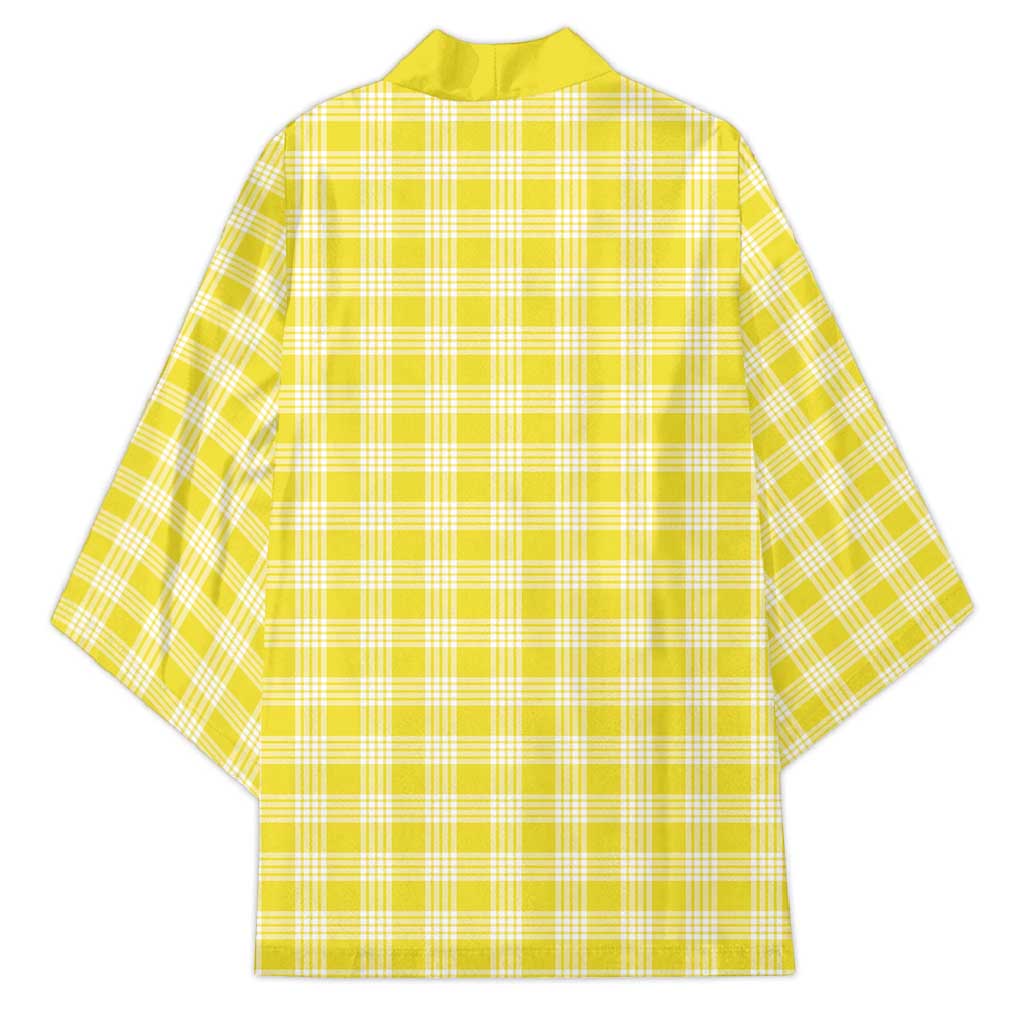 Yellow Japanese Palaka Pride Kimono LT14 - Polynesian Pride