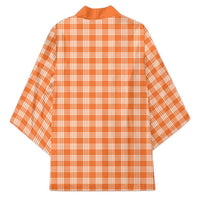 Orange Japanese Palaka Pride Kimono LT14 - Polynesian Pride