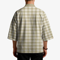 Khaki Japanese Palaka Pride Kimono LT14 - Polynesian Pride