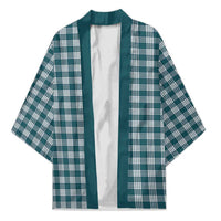 Dark Teal Japanese Palaka Pride Kimono LT14 Unisex Dark Teal - Polynesian Pride