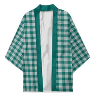 Teal Japanese Palaka Pride Kimono LT14 Unisex Teal - Polynesian Pride