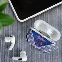 Toa Samoa Rugby AirPods Case 40th Anniversary Samoan Siapo Pattern LT14 - Polynesian Pride