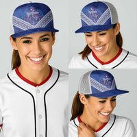 Toa Samoa Rugby Baseball Net Cap 40th Anniversary Samoan Siapo Pattern LT14 - Polynesian Pride