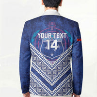 Toa Samoa Rugby Custom Blazer 40th Anniversary Samoan Siapo Pattern LT14 - Polynesian Pride