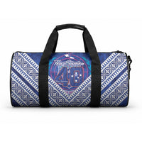 Toa Samoa Rugby Duffle Bag 40th Anniversary Samoan Siapo Pattern LT14 One size Blue - Polynesian Pride