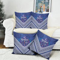Toa Samoa Rugby Pillow Cover 40th Anniversary Samoan Siapo Pattern LT14 - Polynesian Pride