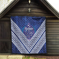 Toa Samoa Rugby Quilt 40th Anniversary Samoan Siapo Pattern LT14 - Polynesian Pride