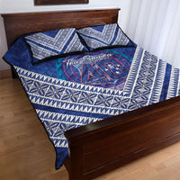 Toa Samoa Rugby Quilt Bed Set 40th Anniversary Samoan Siapo Pattern LT14 - Polynesian Pride