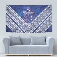 Toa Samoa Rugby Tapestry 40th Anniversary Samoan Siapo Pattern LT14 - Polynesian Pride