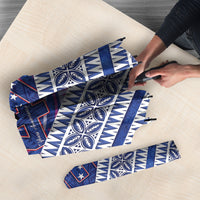 Toa Samoa Rugby Umbrella 40th Anniversary Samoan Siapo Pattern LT14 - Polynesian Pride
