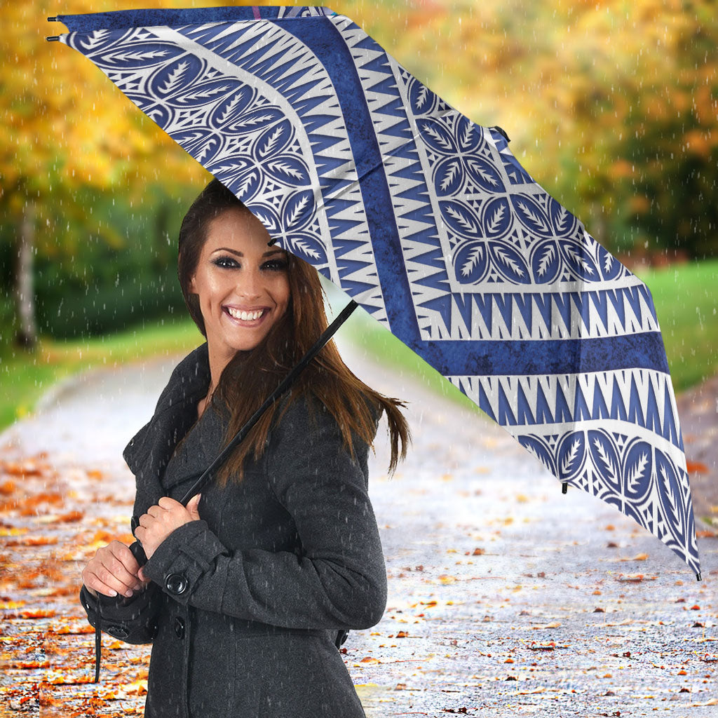 Toa Samoa Rugby Umbrella 40th Anniversary Samoan Siapo Pattern LT14 - Polynesian Pride