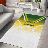 Cook Islands Rugby Area Rug Come On Kukis LT14 - Polynesian Pride