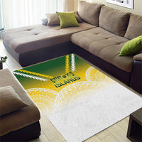 Cook Islands Rugby Area Rug Come On Kukis LT14 - Polynesian Pride
